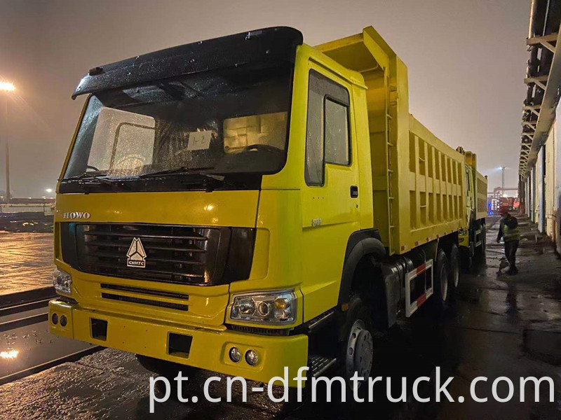 6X4 refurbished dump trucks (5)_